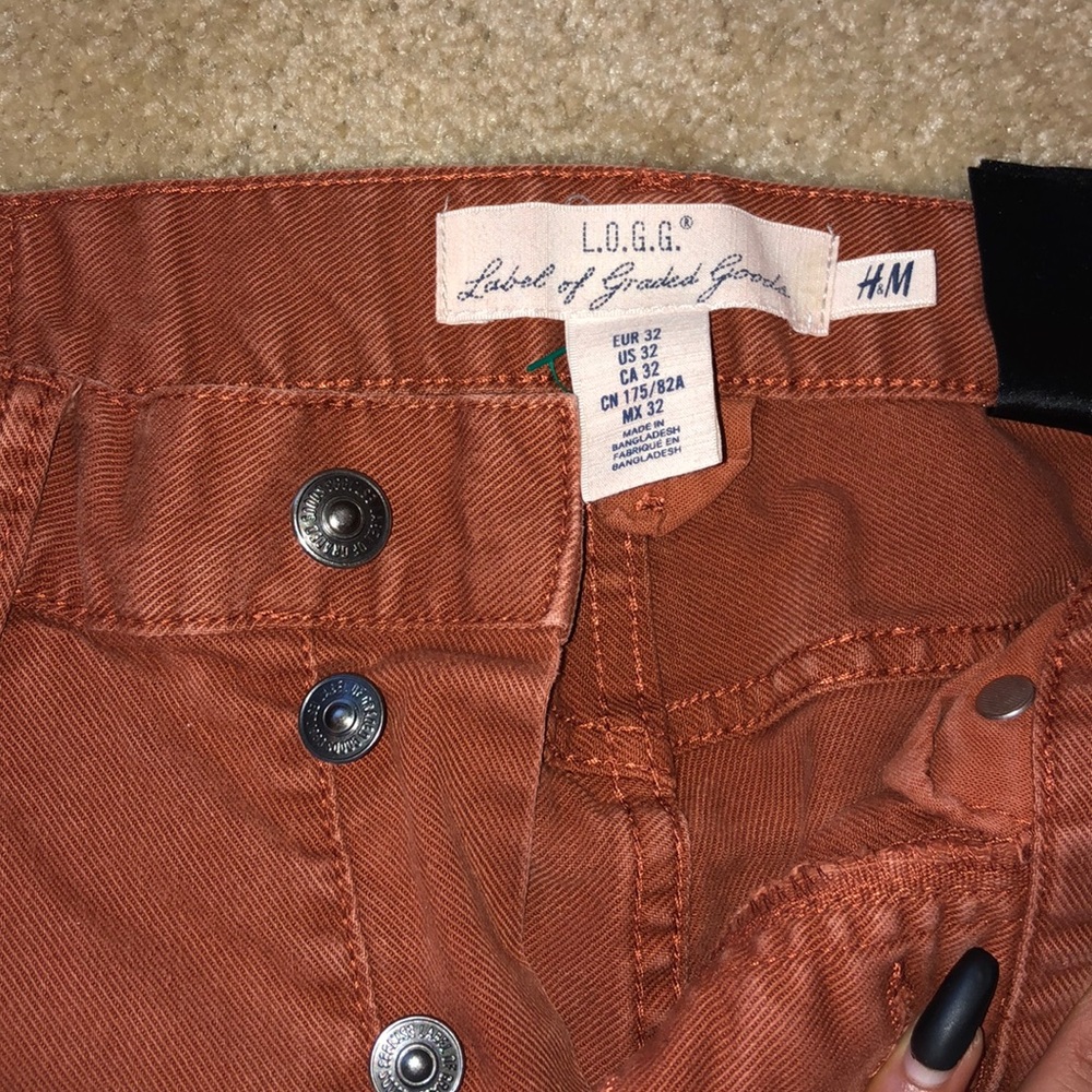 Rust Colored Jeans - Picture 2 of 3